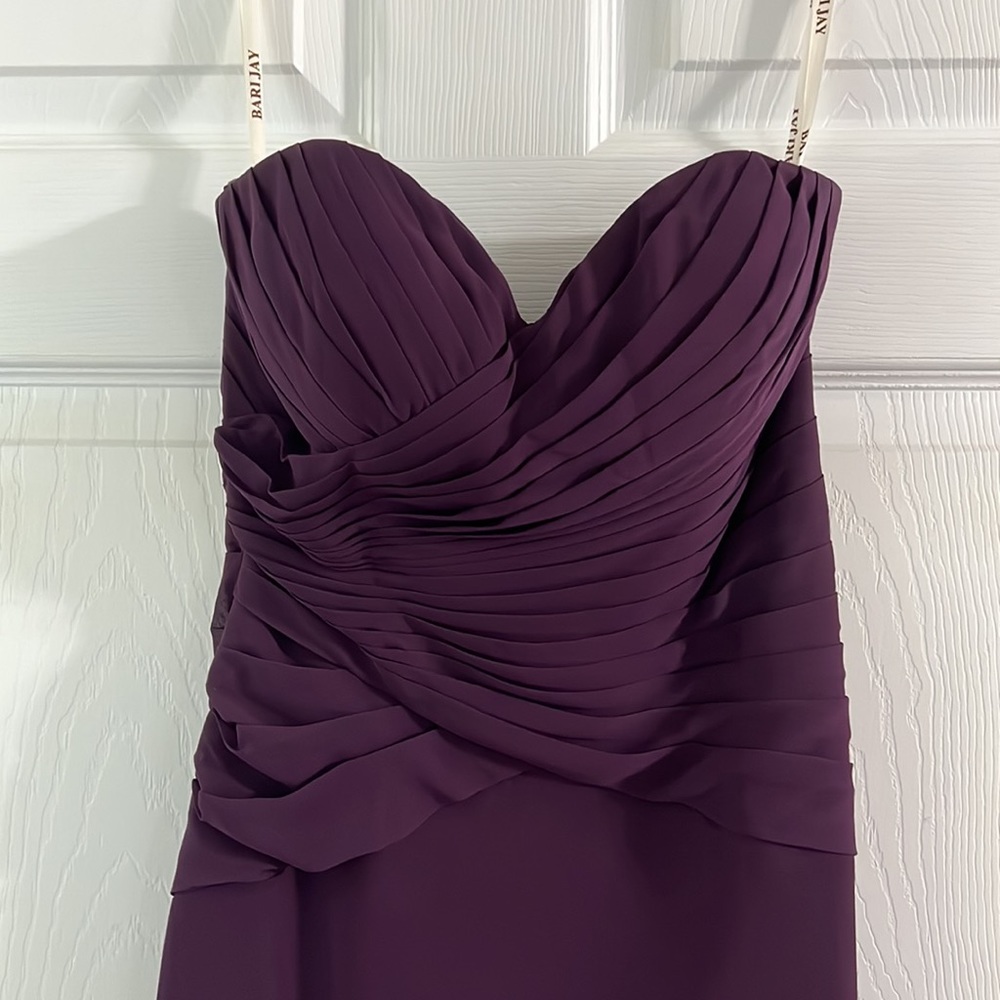 Size 2, eggplant formal/bridesmaid dress